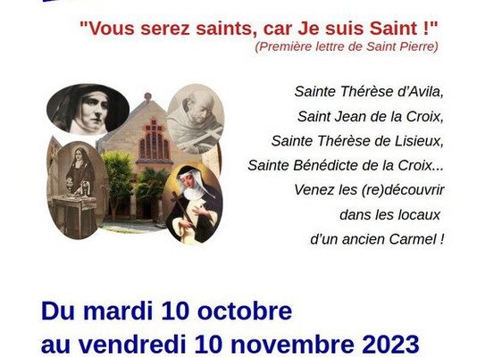 Exposition à la Bibliothèque diocésaine : “Les Saints du Carmel”
